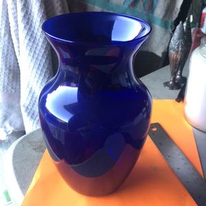 💙🥀 Navy Blue Large Vintage vase